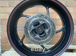 Triumph Street Triple 675 R Rear Wheel Rim Discs Complete Oem 13-16 2013-2016