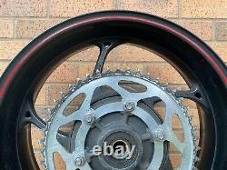 Triumph Street Triple 675 R Rear Wheel Rim Discs Complete Oem 13-16 2013-2016