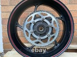 Triumph Street Triple 675 R Rear Wheel Rim Discs Complete Oem 13-16 2013-2016