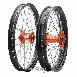 Tusk Impact Complete Front and Rear Wheel for KTM 450/350/250 EXC/SXF