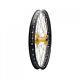 Tusk Impact Complete Wheel Front 21 X 1.60 Black Rim/silver Spoke/yellow Hub