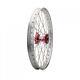 Tusk Impact Complete Wheel Front 21 X 1.60 Silver Rim/silver Spoke/red Hub