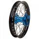 Tusk Impact Complete Wheel Rear 14 X 1.60 Black Rim/silver Spoke/blue Hub