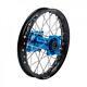 Tusk Impact Complete Wheel Rear 14 X 1.60 Black Rim/silver Spoke/blue Hub Kawa