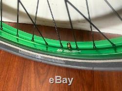 Used Profile Wheelset Hubs Green Mini Revenge Rims Complete Wheels Bike 1bmx