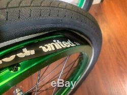 Used Profile Wheelset Hubs Green Mini Revenge Rims Complete Wheels Bike 1bmx