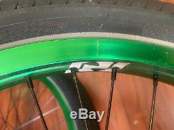 Used Profile Wheelset Hubs Green Mini Revenge Rims Complete Wheels Bike 1bmx