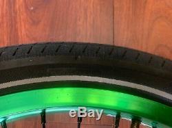 Used Profile Wheelset Hubs Green Mini Revenge Rims Complete Wheels Bike 1bmx