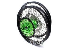 VMX 21/18 Complete Enduro Wheels Fit KAWASAKI KX250F KX450F 2006-2014 250MM Disc