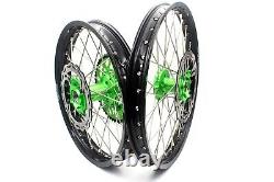 VMX 21/18 Complete Enduro Wheels Fit KAWASAKI KX250F KX450F 2006-2014 250MM Disc