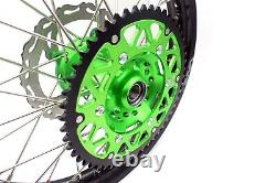 VMX 21/18 Complete Enduro Wheels Fit KAWASAKI KX250F KX450F 2006-2014 250MM Disc