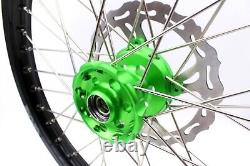 VMX 21/18 Complete Enduro Wheels Fit KAWASAKI KX250F KX450F 2006-2014 250MM Disc