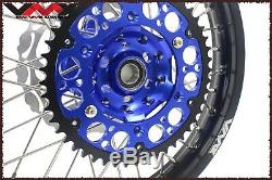 VMX 21/18 Complete Enduro Wheels Rims Set For Yamaha Wr250f 01-19 Wr450f 03-18