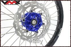 VMX 21/18 Complete Enduro Wheels Rims Set For Yamaha Wr250f 01-19 Wr450f 03-18