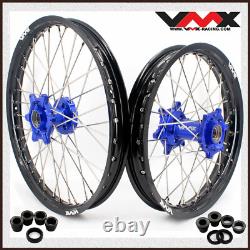 VMX 21 18 Complete Wheels Rim Fit Husqvarna TE TC FE FC 250 350 2014-2022 Blue