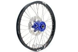 VMX 21 19 MX Complete Wheels Rim Set Fit YAMAHA YZ250F YZ450F 2003-2015 Blue