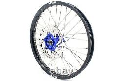 VMX 21 19 MX Complete Wheels Rim Set Fit YAMAHA YZ250F YZ450F 2003-2015 Blue