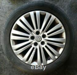 Vauxhall Astra J Complete 20 Spoke Alloy Wheel Set 215/50/r17 Refm4