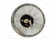 Vintage 19 Rear Wheel Rim Complete + Spoke Half Width Hub Bsa Enfield
