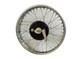 Vintage 19 Rear Wheel Rim Complete With Spoke Half Width Hub For Royal Enfield
