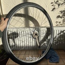 Vintage Bicycle 28 Inch Wheel Set Dunlop Rim Sturmey Archer Hubs Complete Kit