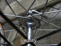 Vintage complete rear wheel Campagnolo Gran Sport 1955/1959 Nisi rim