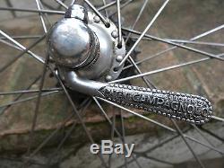 Vintage complete rear wheel Campagnolo Gran Sport 1955/1959 Nisi rim