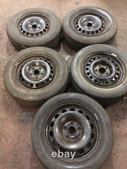Vw Touran 1.9 Tdi 03-06 Genuine Tyres With 5 Stud Rim And Spare Complete Set(26)