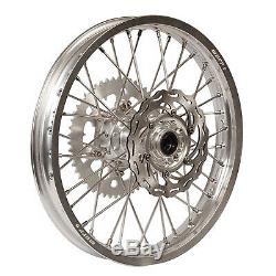 Warp 9 Complete Wheel Kit Rear 18 x 2.15 Silver Rim/Silver Hub/Silver