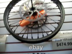 Warp 9 MX Complete 18 Rear Wheel Black Hub with Black Painted Rim