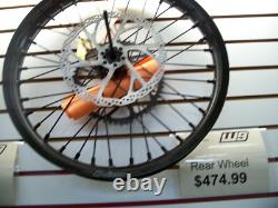 Warp 9 MX Complete 18 Rear Wheel Black Hub with Black Painted Rim