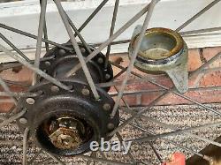 Watsonian Sidecar Wheel, Hub, Complete Classic, Chrome Dunlop Rim Very Rare