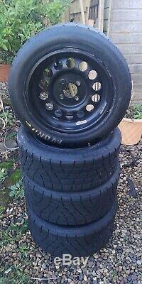 Weller Formula Ford Wheels Complete Set Of 4 With Avon FF Wets Mounted