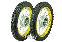 Wheels Complete Wheel Pas. For Simson S51 S50 KR51 Schwalbe Rim Gold cross Tyre