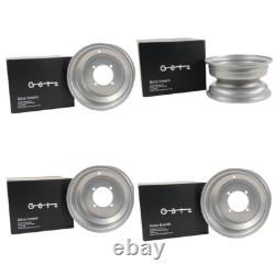 Wheels For SMC Barossa Bronco Canyon 300 500 520RR 520 RR Silver Quad Complete