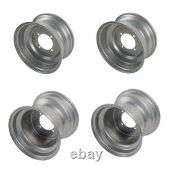 Wheels For SMC Barossa Bronco Canyon 300 500 520RR 520 RR Silver Quad Complete