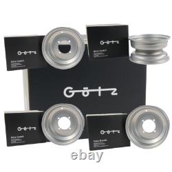 Wheels For SMC Barossa Bronco Canyon 300 500 520RR 520 RR Silver Quad Complete