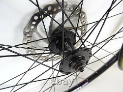 X-Plorer Complete 26 Mountain Bike Wheelset Discs QR 7 Spd Cassette Black GWH19