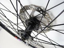 X-Plorer Complete 26 Mountain Bike Wheelset Discs QR 7 Spd Cassette Black GWH19