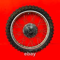 Xr80 Front Wheel Complete 16 Rim Vintage Genuine Oem Honda Xr 80 (79-84)