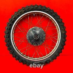 Xr80 Front Wheel Complete 16 Rim Vintage Genuine Oem Honda Xr 80 (79-84)