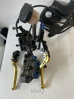 YAMAHA YZF-R1 4xv 5jj FRONT BRAKE CALIPERS & MASTER CYLINDER COMPLETE