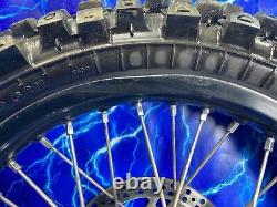 Yamaha Black Wheel Set Rim Complete Billet Hub Front Rear Assembly 125-450