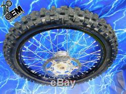 Yamaha Complete Front Black Excel Wheel Hub Rim tire OEM Assembly