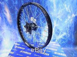 Yamaha Complete Front Wheel Excel Black Rim OEM A60 Billet Hub Assembly 125-450