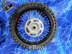 Yamaha Complete Rear Black Excel Wheel Hub Rim tire OEM Assembly 19x2.15
