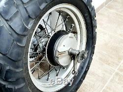 Yamaha Tw Tw200 Trailway Used Genuine Rear Wheel Rim Complete Drum Axle Sprocket
