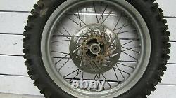 Yamaha xt 125 r 2005 rear wheel 18 complete 140/80-18