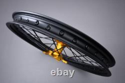 Yellow Off-Road MX Front Wheel/Rim Complete For SUZUKI RMZ 450 2007-22 1,6x21
