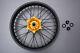 Yellow Off-road Mx Rear Wheel / Rim Complete Suzuki Rmz 250 2019-2022 2,15x19